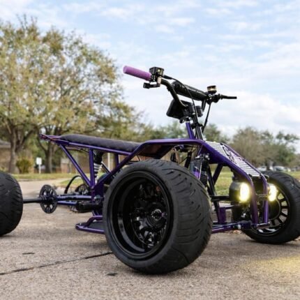 Purple Electric Mini Quad